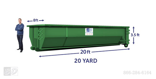 20 Yard Dumpster Dimensions And Capacity Budget Dumpster