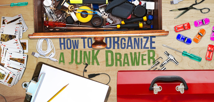 How To Organize A Junk Drawer And Miscellaneous Items - Fox Hollow Cottage