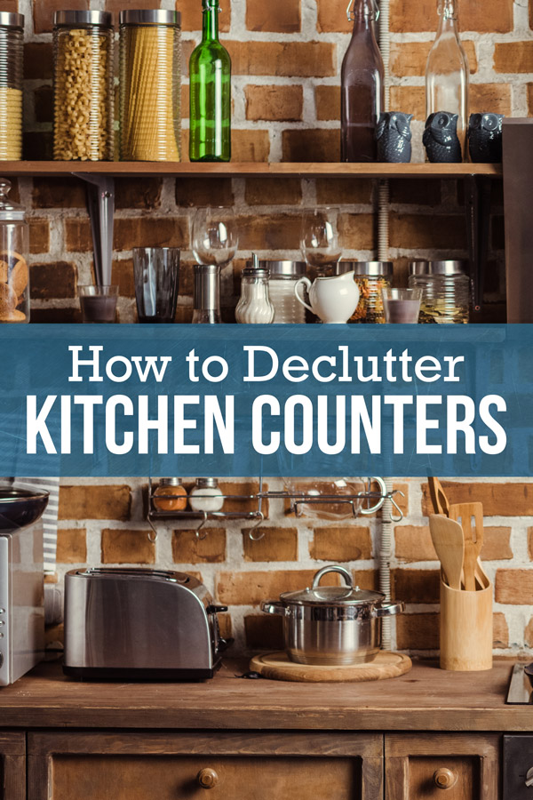 kitchen unclutter and organization