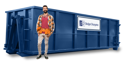 30 Yard Dumpster With Budget Dumpster Logo