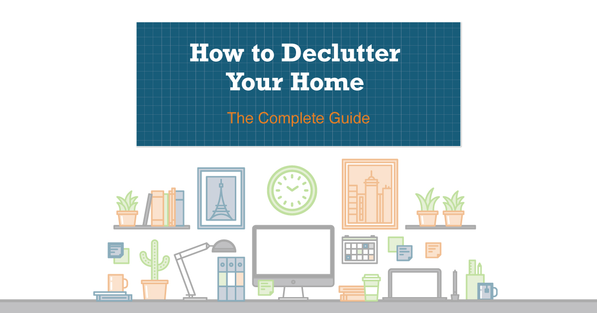 declutter home for showing